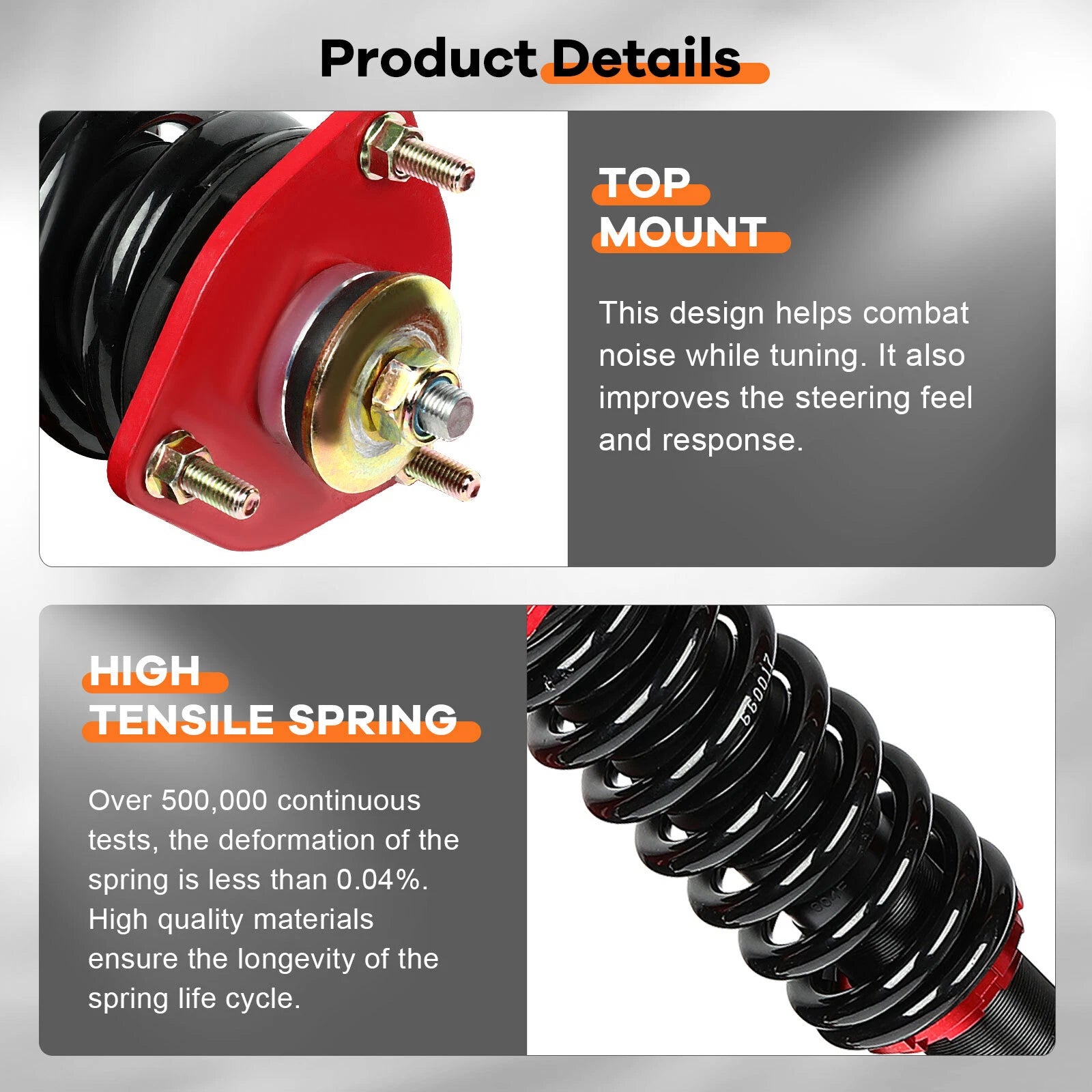 Coilovers for Mazda Mazda6 (2003-2007) Adjustable Height Suspension Kit