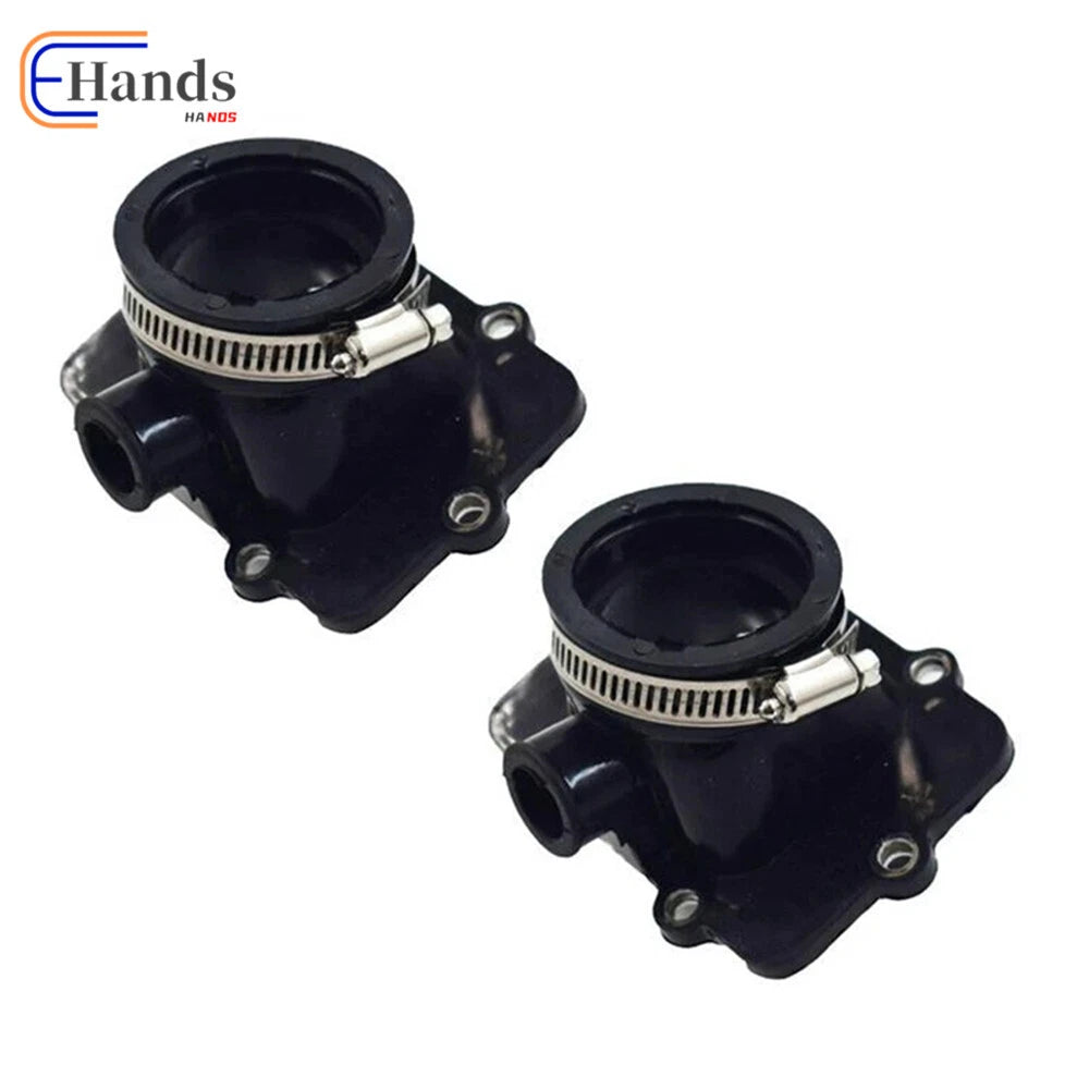2PC Carburetor Intake Manifold Boot for Ski-Doo 600 (420867882, 420867880)