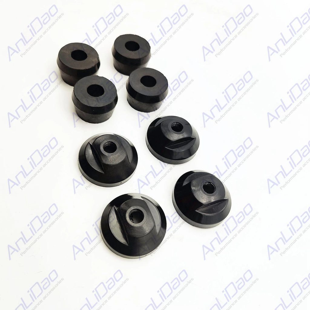 Set of 4 End Caps & Bushings for Mercruiser R/MR/Alpha One (23-99291T, 19-14842)