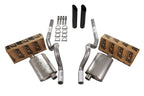 Dual Exhaust Kit for Ford Mustang (1986–2004) - 2.5" Black Tip