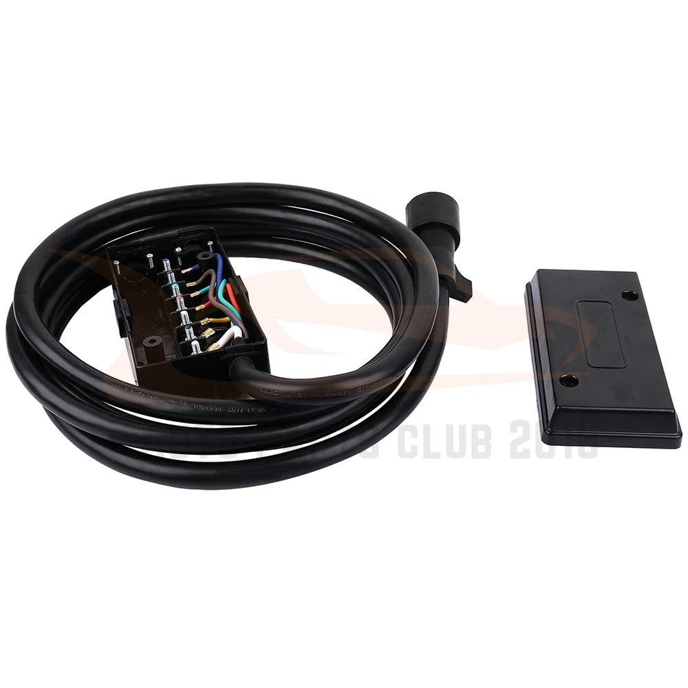 7-Way Trailer Cord Wire Harness for RV (12Ft)