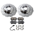 Rear Brake Kit 330mm Disc Rotors & Ceramic Pads for Audi RS5 (2013–2015)