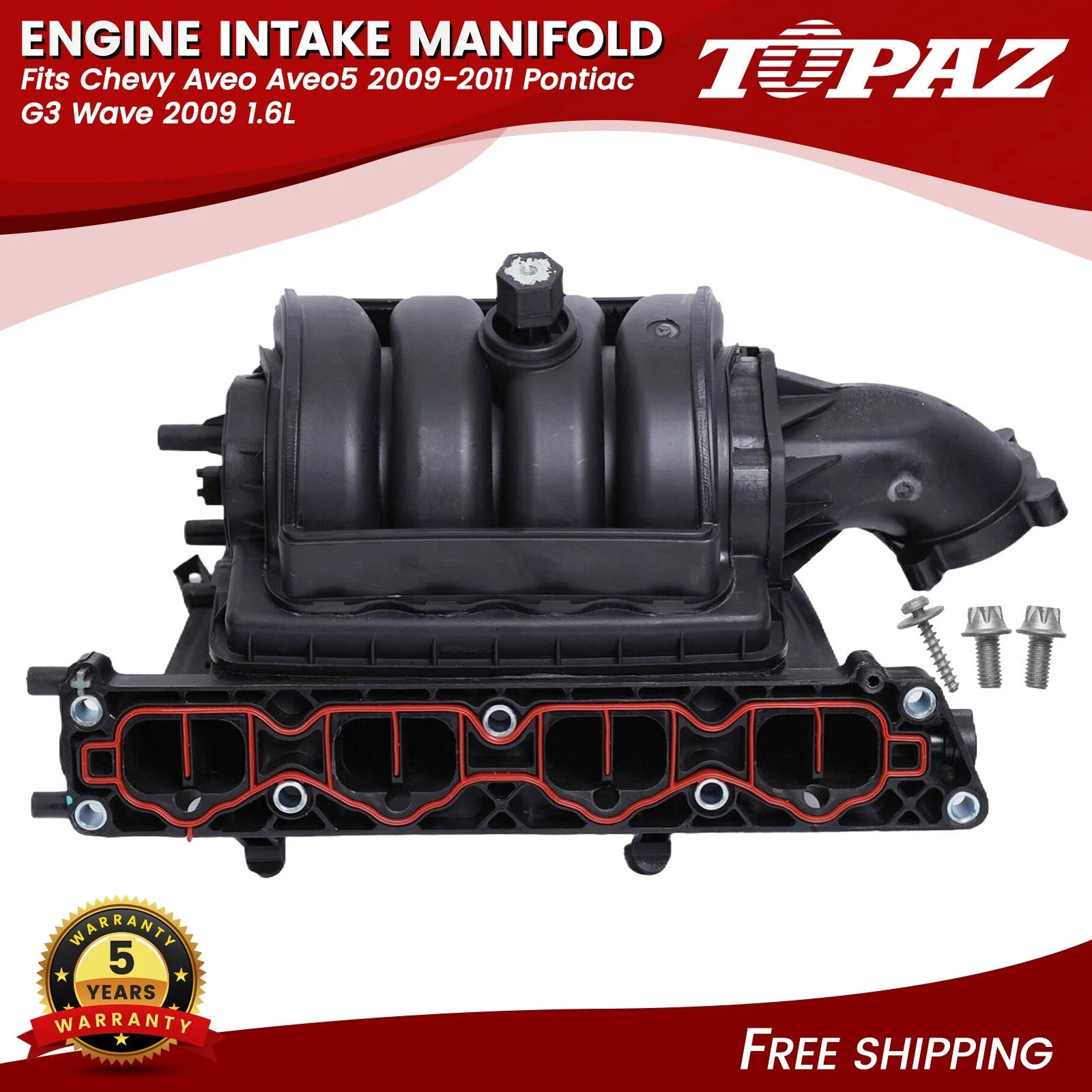 Engine Intake Manifold for Chevy Aveo/Aveo5, Pontiac G3 (2009–2011)