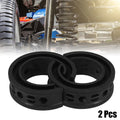 2X Black Coil Spring Rubber Buffer for Ford Chevy (Universal E Type)