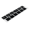 Heated Seat Traction Button Repair Sticker for Jeep Commander (2006–2010)