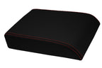 Console Lid Armrest Cover for Ford Escape (2008–2012) Carbon Fiber Red Stitch