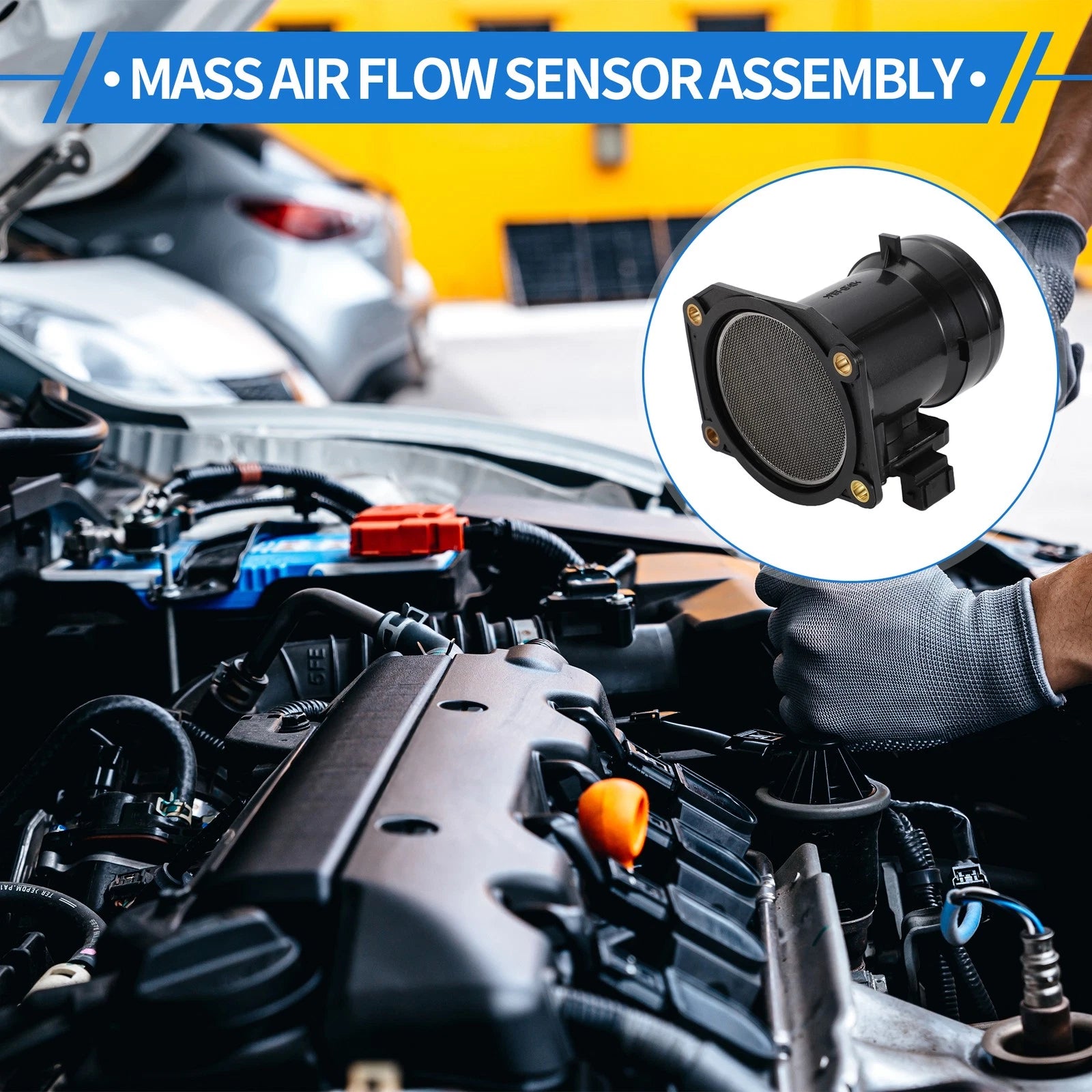 Mass Air Flow Sensor Assembly for Audi A4 A6 (2002–2008)