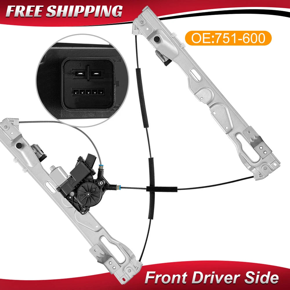 Power Window Regulator with Motor for Ford F-150 (2011–2014)