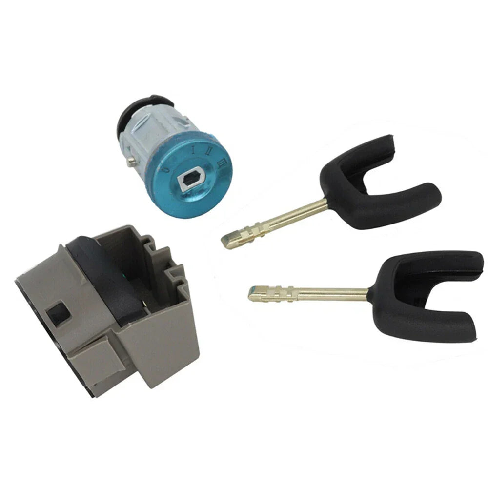 Ignition Switch & Barrel Lock Cylinder + 2 Keys for Ford Transit (2006-2023)