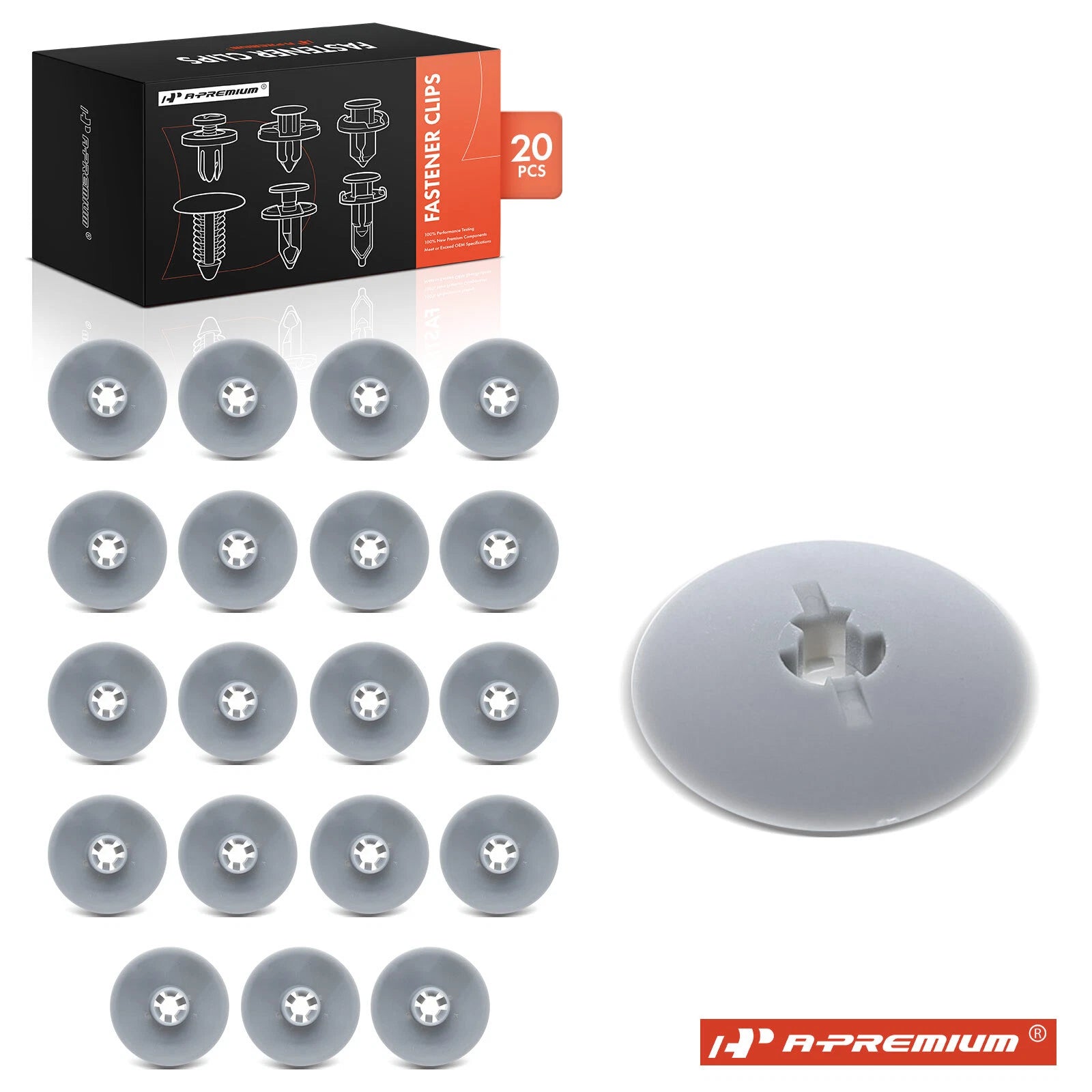 20Pcs Nylon Sound Insulation Grommet Clips for BMW Mini 