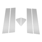 6 Pcs Pillar Window Trim for Chevy Trailblazer (2021–2024) Silver Tone