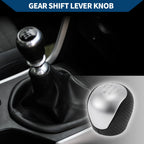 5 Speed Manual Gear Shifter Knob for Hyundai Elantra (2009–2012) Faux Leather Black