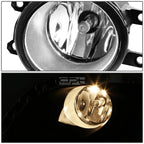 Set of 2 Fog Lights for Toyota Camry (2010–2011) OE, Clear Lens, LED DRL