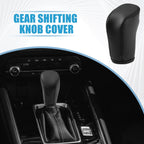 Gear Shift Head Knob Cover for Honda Civic (2022) Faux Leather Black