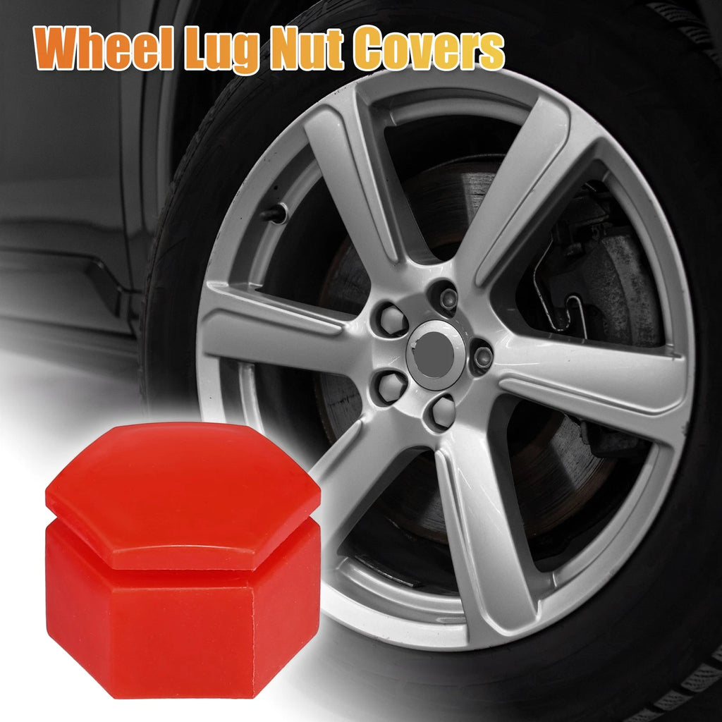 20pcs 22mm Wheel Lug Nut Cover for Land Rover Range Rover Sport (2006–2013) Red