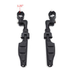 Adjustable 1.25" Black Foot Peg Kit for Honda GoldWing VTX1300 Valkyrie
