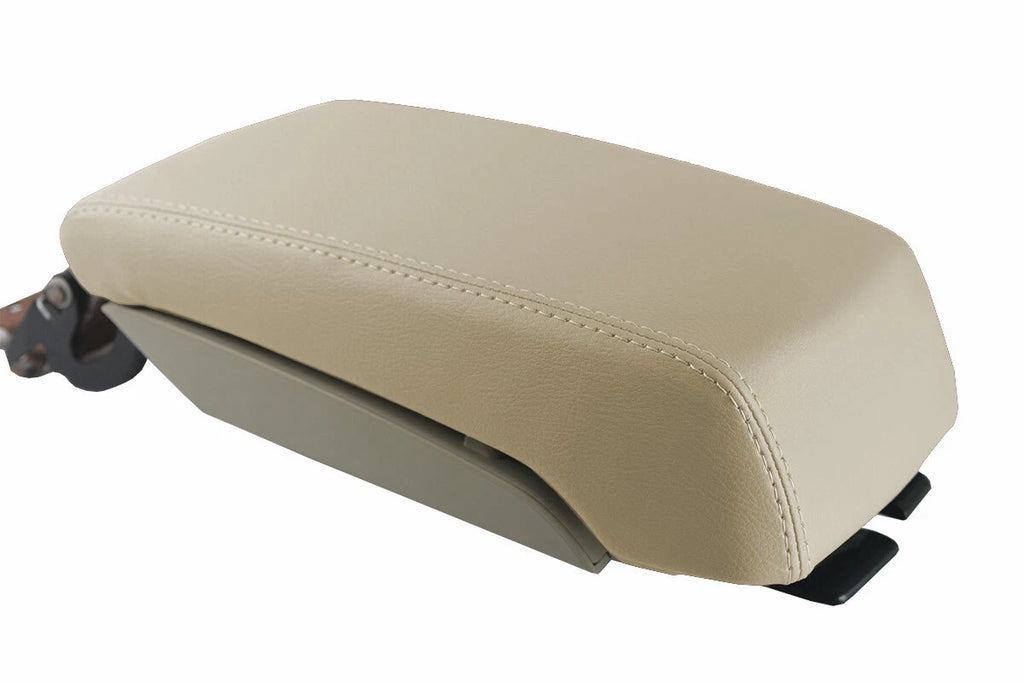 Console Lid Pull Over Cover Leather for Subaru Legacy (2010–2014) Beige