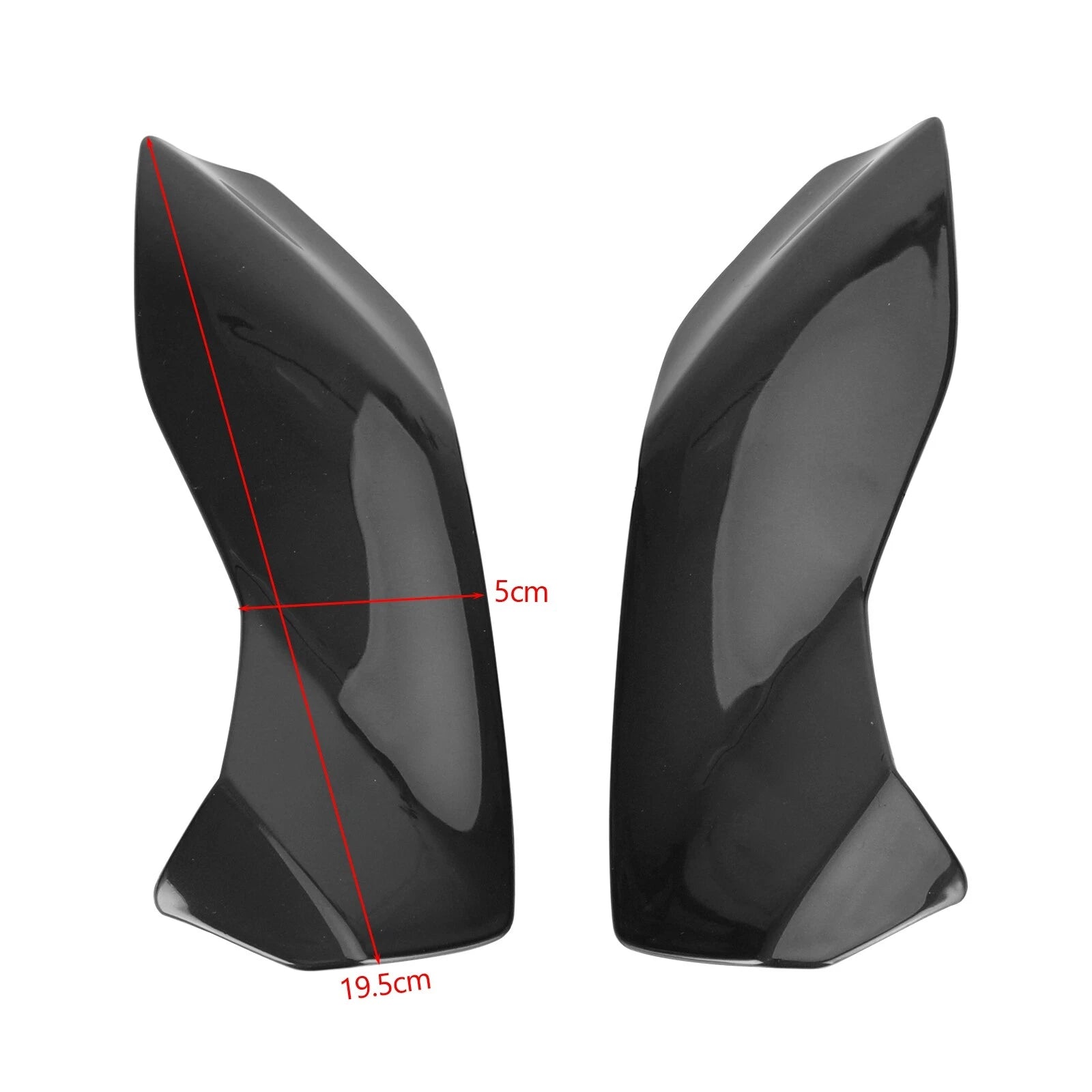 Headlight Fairing Side Panel for Yamaha MT-09 FZ09 MT-09 SP (2021–2022) Black T9