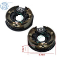 2X Electric Trailer Brake Self-Adjusting Assembly LH+RH 10"x2-1/4" for 3500 lbs