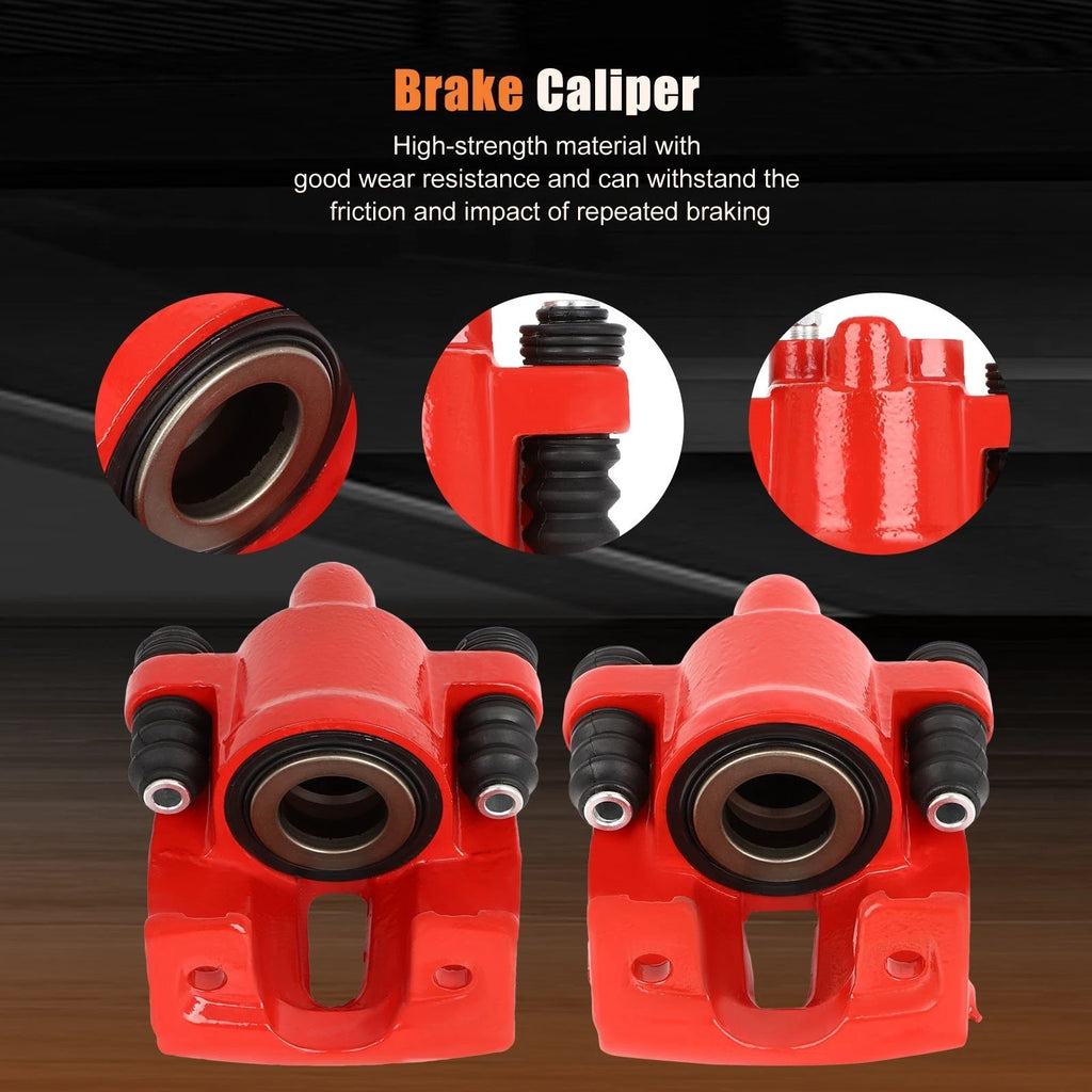 Set of 2 Rear Brake Calipers with Ceramic Pads for Ford F-150 (2004–2011)