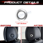 Front Seat Headrest Button Covers for Mercedes-Benz W205 X205 (2015-2022)