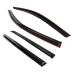 Side Window Rain Guard Visors for Toyota Tacoma Double Cab (2005–2015)