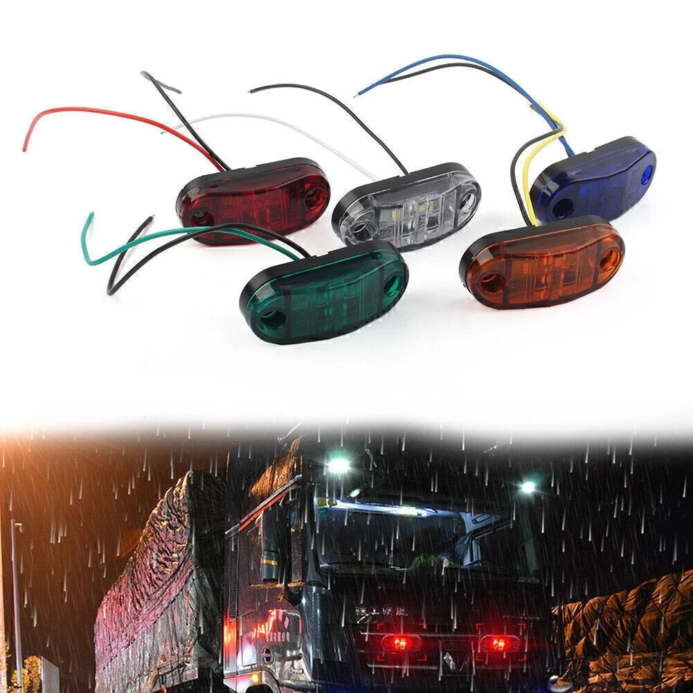 2X SMD LED Side Marker Light for Truck Trailer RV SUV