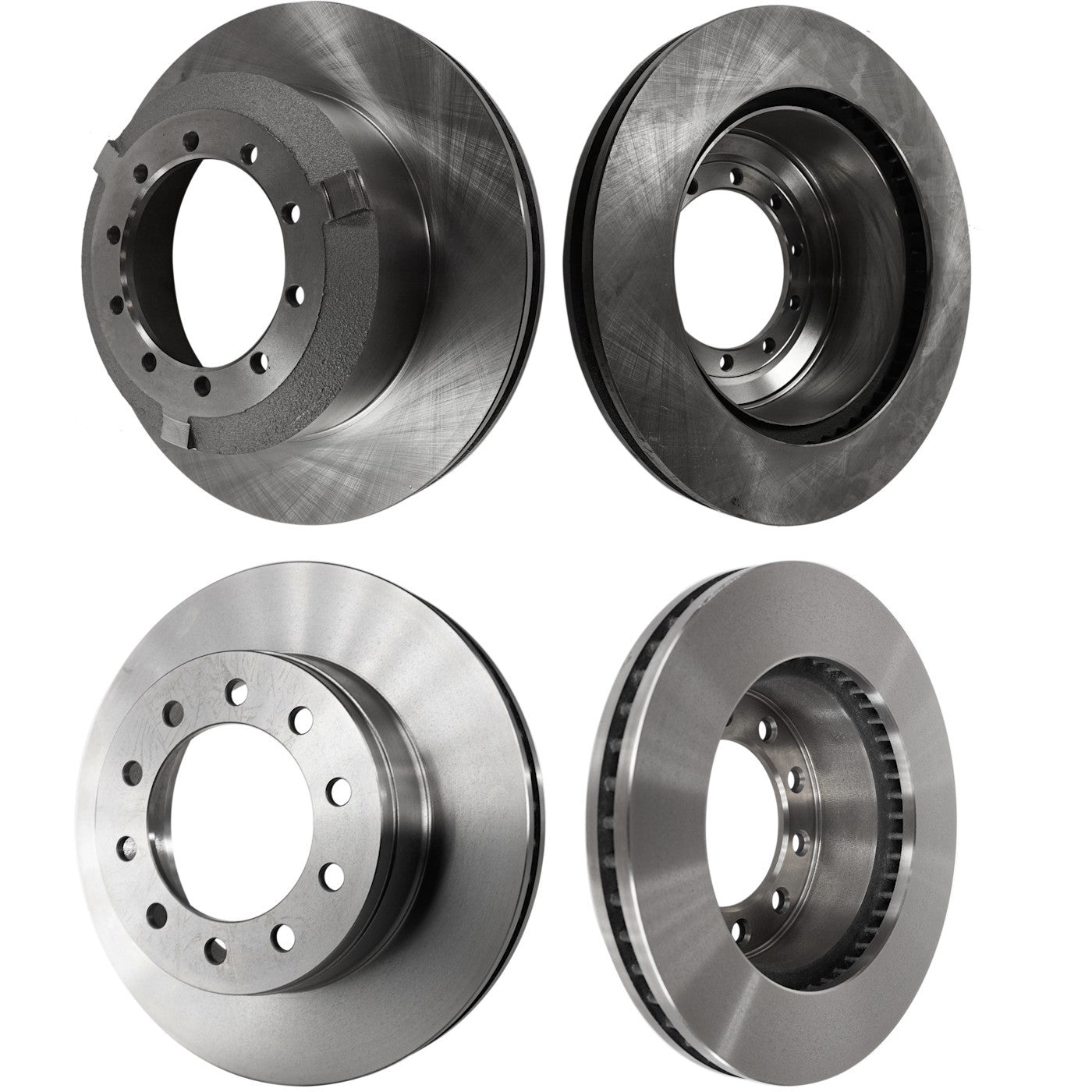 Front and Rear Brake Disc Set for Ford F-450 Super Duty (2005–2016)