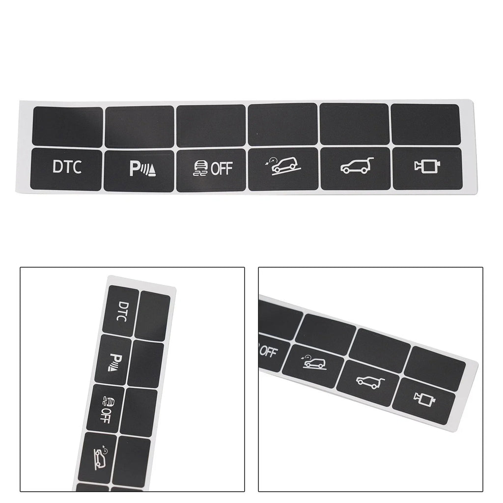 DASH Button Stickers for BMW X5 (2006–2013)