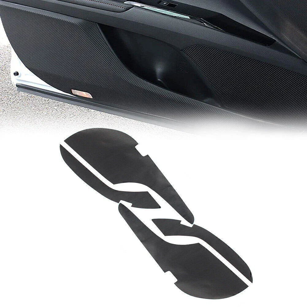 4 x Car Door Black Anti Kick Pad Protection Covers for Toyota Camry (2018-2022)