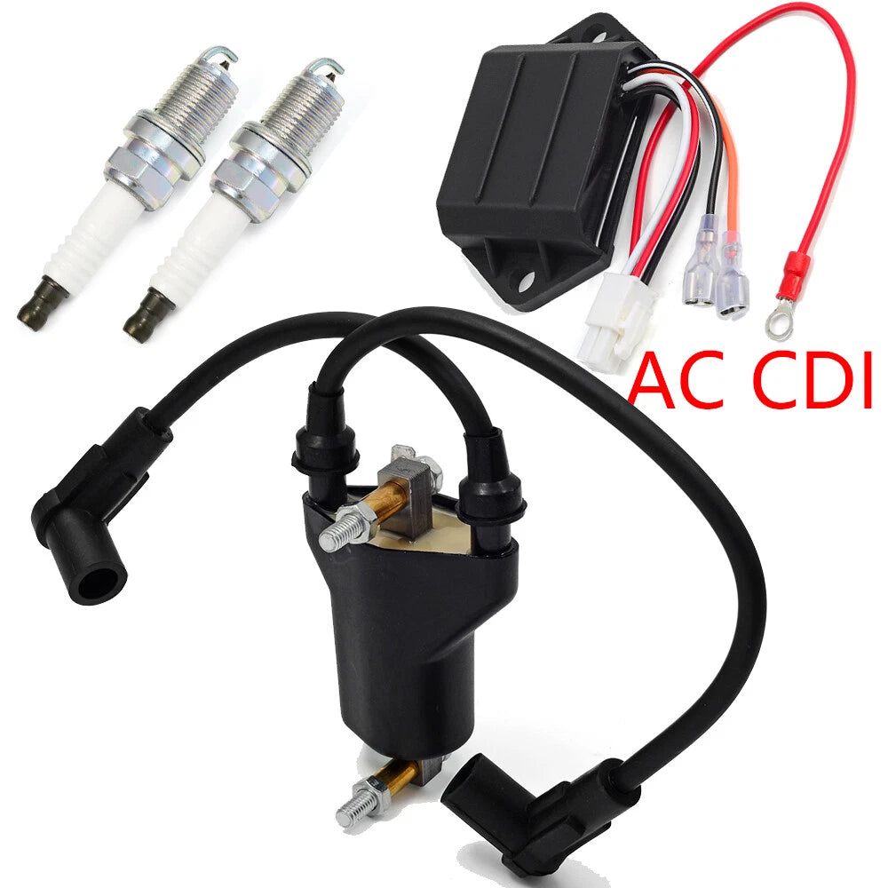 Ignition Coil & Spark Plug for EZGO Golf Cart (1991-2002)