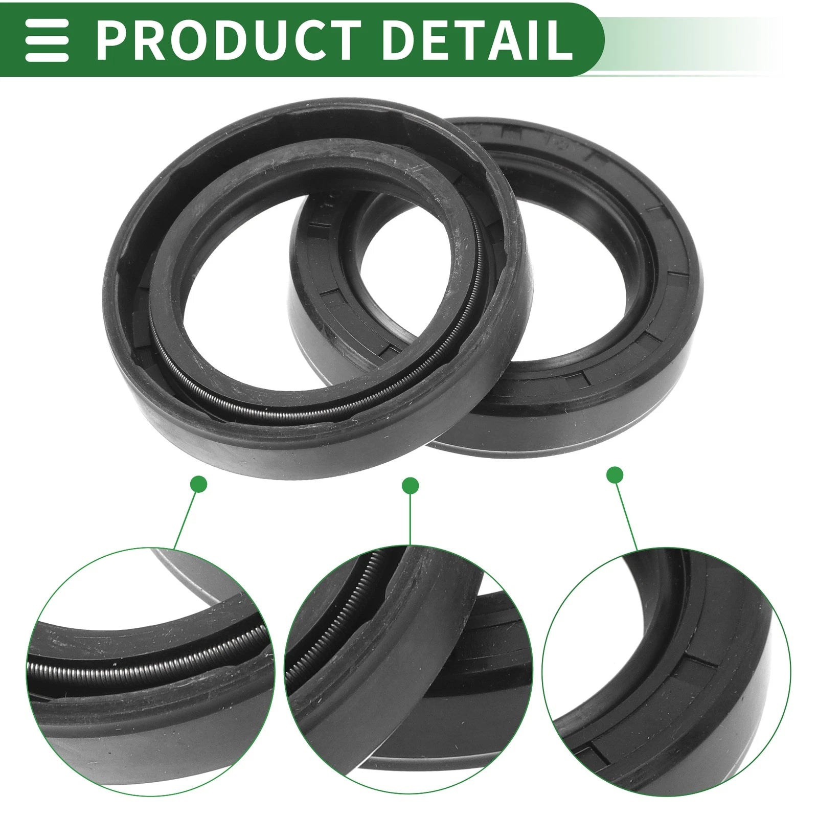 Set of 5 Oil Seal Rotary Shaft Seal NBR Rubber 38x55x10mm