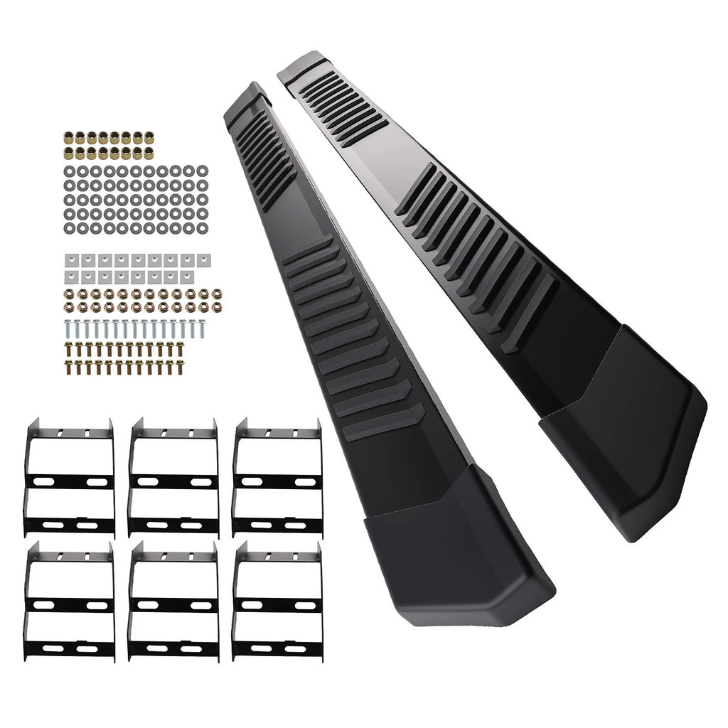 Set of 2 Running Boards Side Step Bars for Ford F-150 SuperCrew (2015–2026)