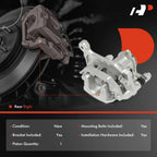Rear Right Brake Caliper with Bracket for Mitsubishi