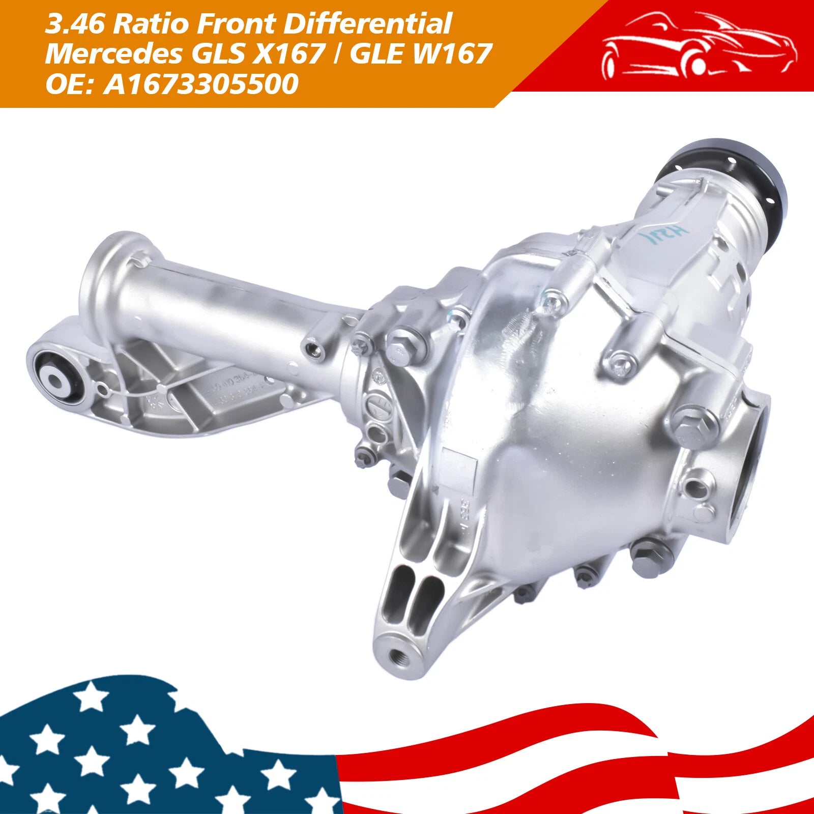 Front Differential Assembly for Mercedes GLS GLE AMG63 GLE350 GLS450 (2016–2023)