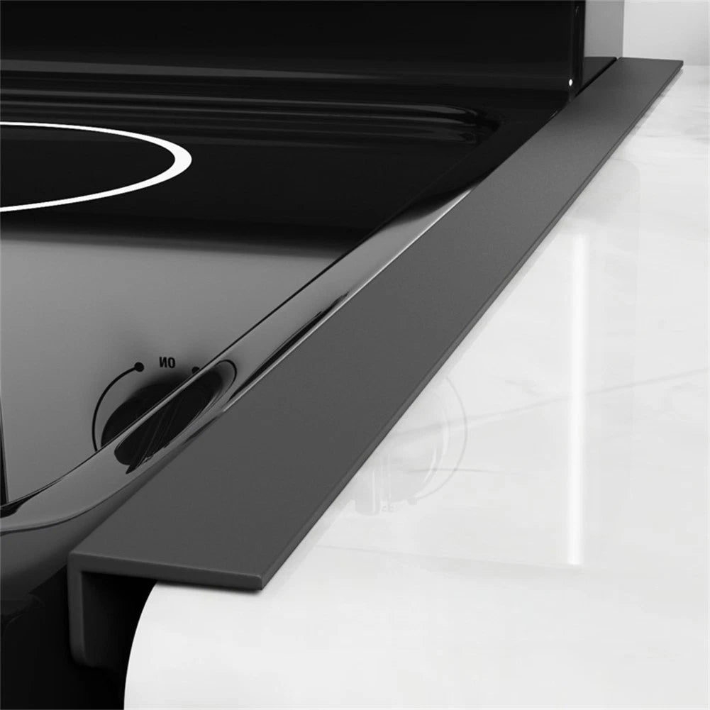 Set of 4 Silicone Stove Gap Covers for Kitchen Use