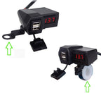 Dual USB Phone Charger Socket for Motorcycle (Waterproof)