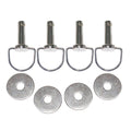 Saddlebag Fasteners Mounting Pin Studs Bolts for Harley Touring