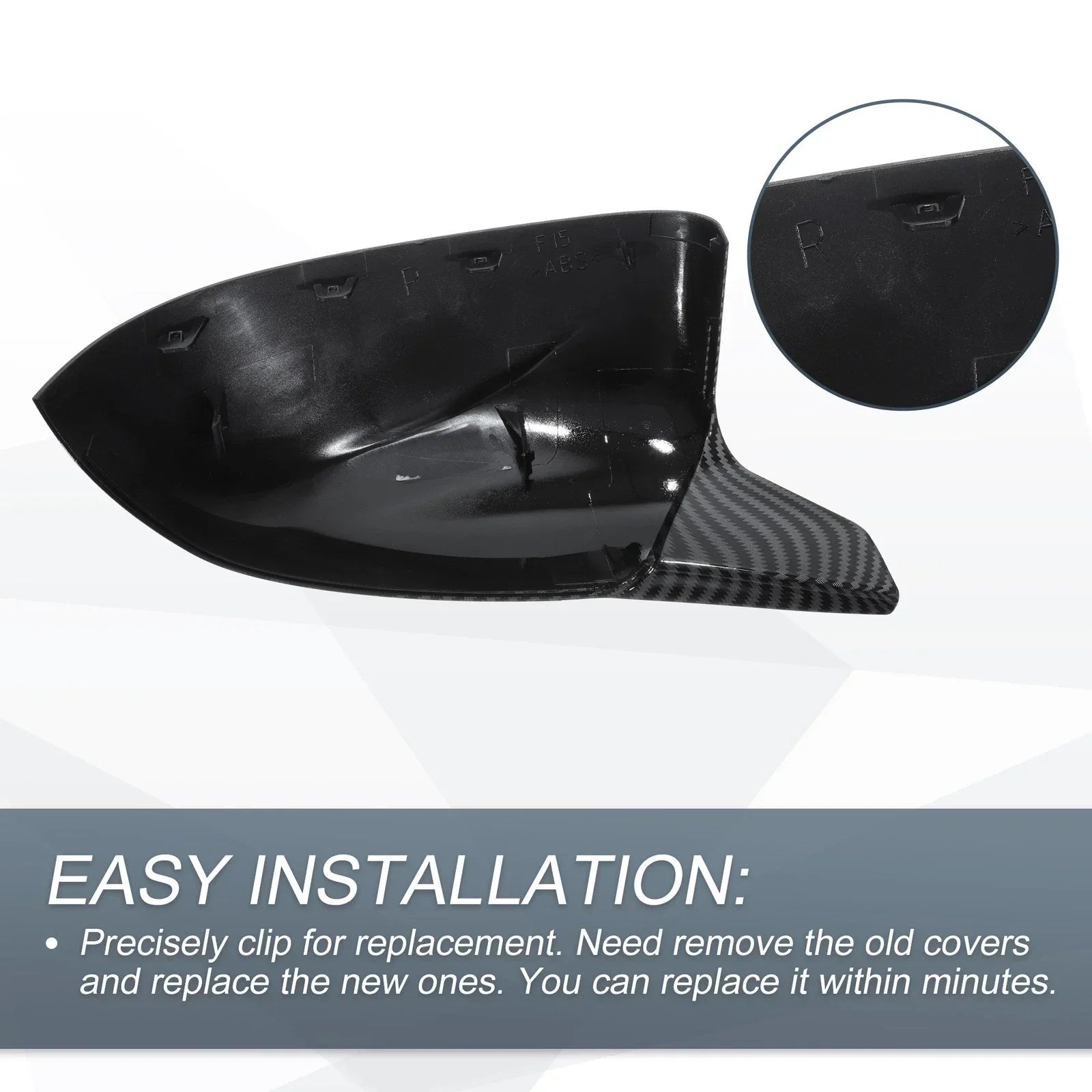 Carbon Fiber Door Mirror Cover Caps for BMW X5 X6 X3 X4