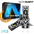 2pc H7 LED Headlight Bulbs for NOVSIGHT (6500K, 16000LM)