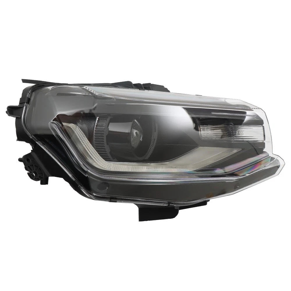 Right Side Headlight Assembly for Chevy Camaro (2016â2022) Black HID LED DRL