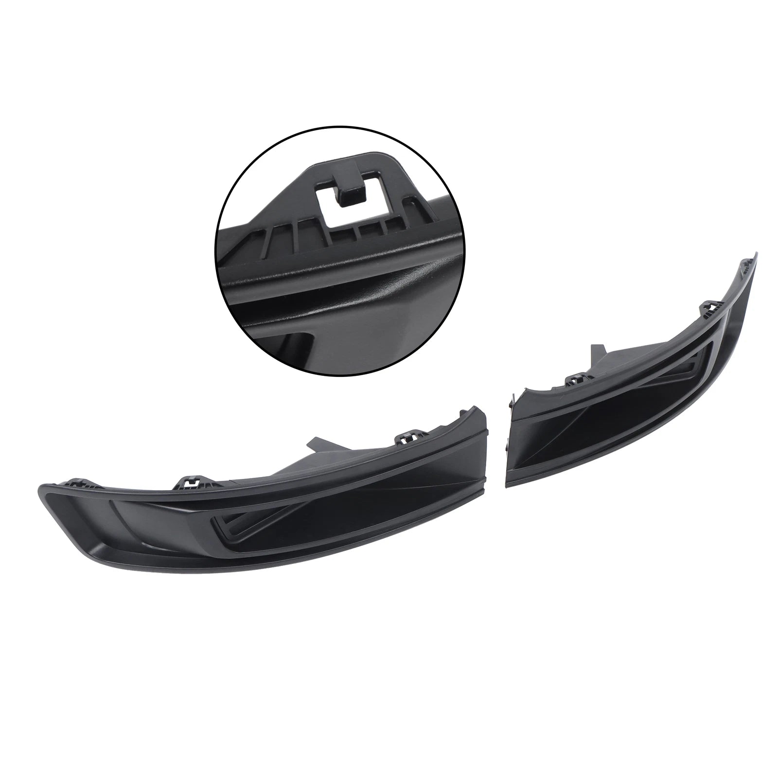 Set of 2 Front Bumper Fog Light Hole Covers for Ford Flex (2013-2015)
