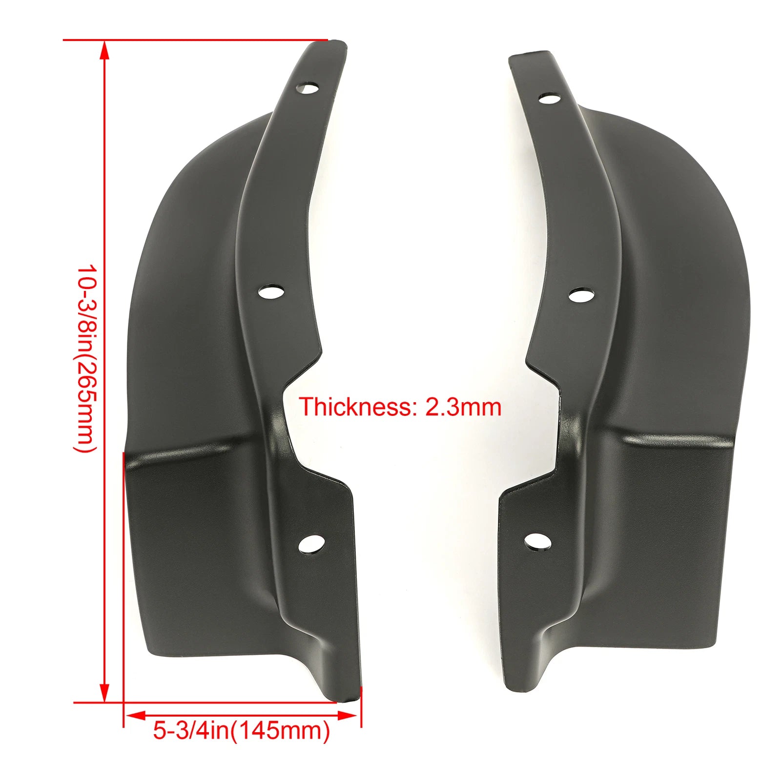 Pair Rear Quarter Panels Bumper Fillers for Oldsmobile 98 (1980–1984)