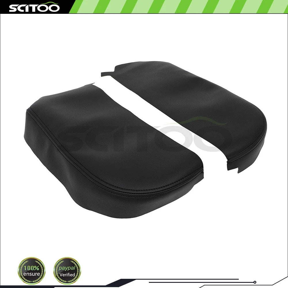 1 Pair Black Leather Center Console Armrest Cover for Acura MDX (2007–2013)