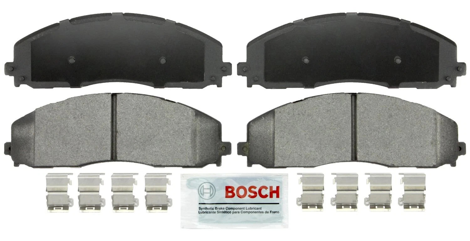 Bosch Front Severe Duty Semi-Metallic Brake Pads w/ Hardware for