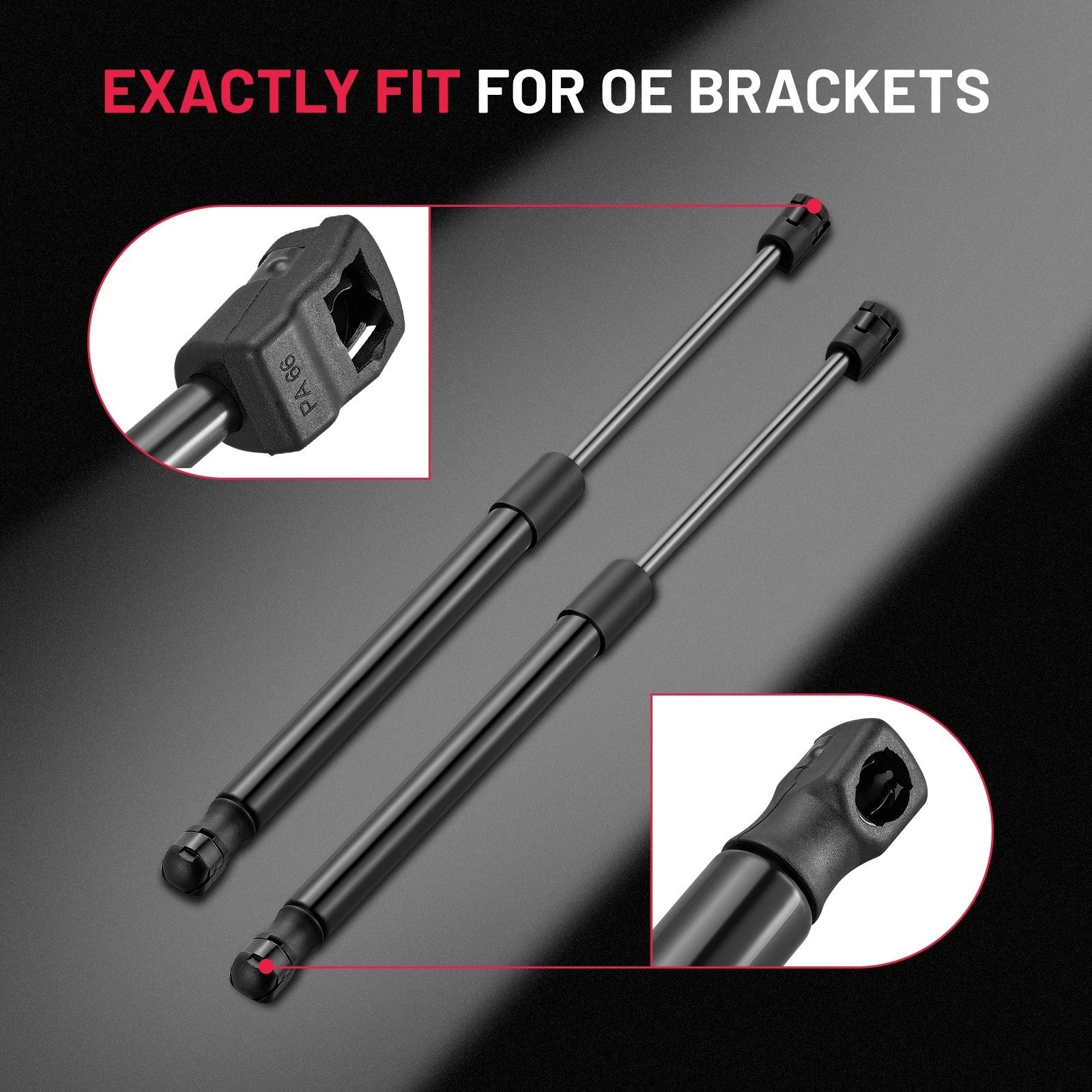 2X Front Hood Lift Supports for Hyundai Sonata 2.4L (2011–2015)