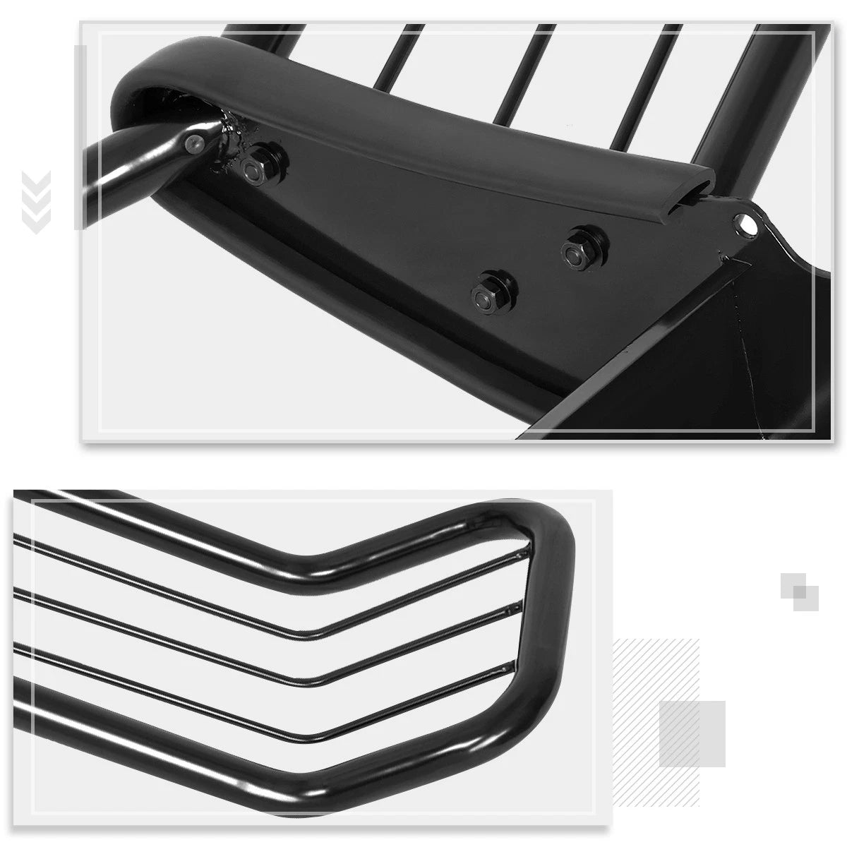 Front Bumper Brush Grille Guard for GMC Sierra 2500HD/3500HD (2011–2014)