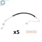 Set of 5 Power Steering Pressure Line Hose Assembly for Nissan Maxima (2009–2014)