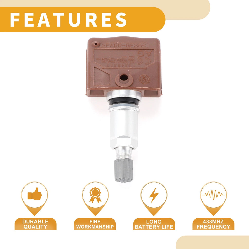 Tire Pressure Sensor for Chevrolet Corvette (2014–2019) 433MHz