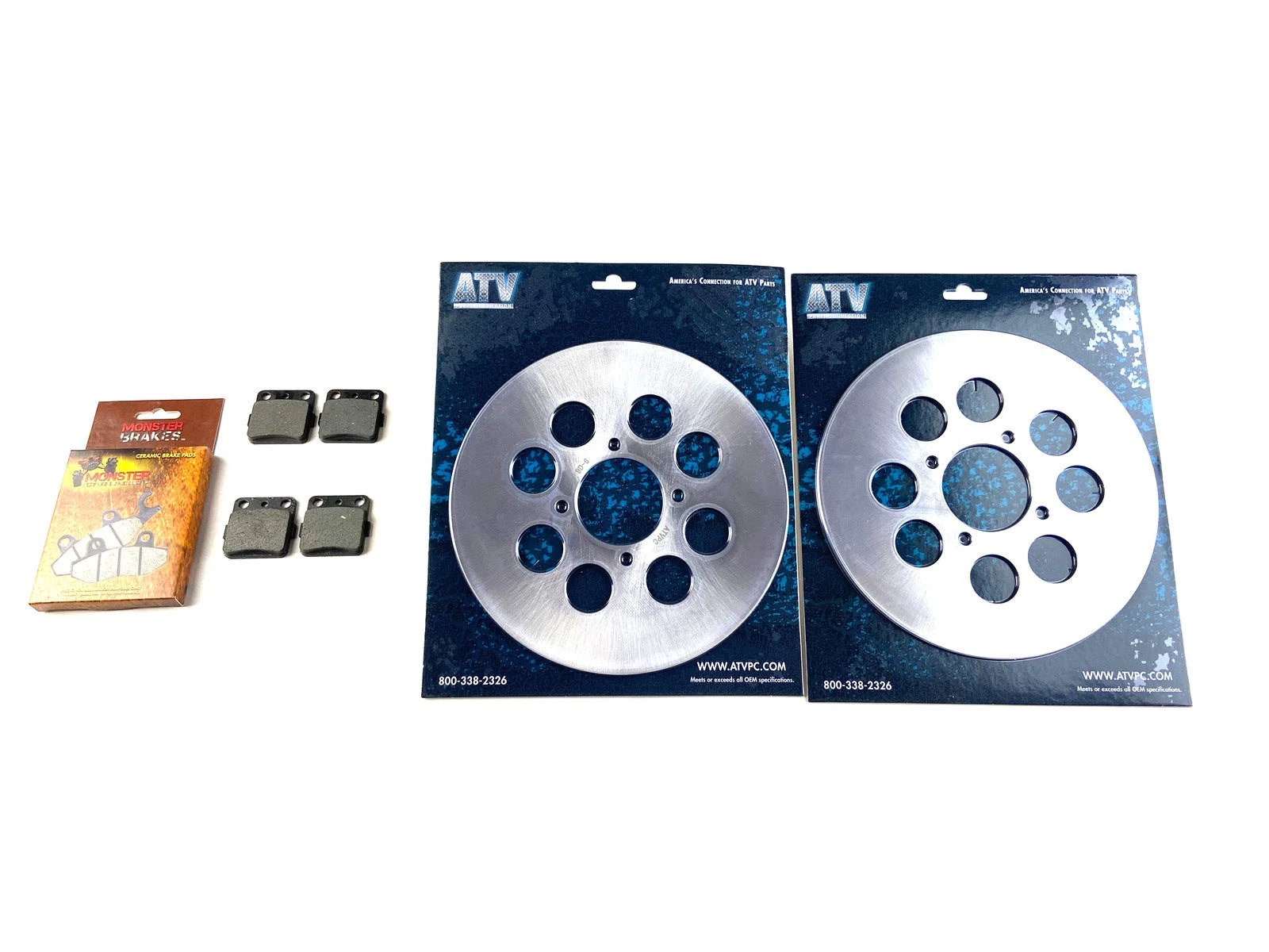Front Brake Rotors & Pads for Yamaha (3GD-2582T-10-00, 4D3-W0046-50-00)